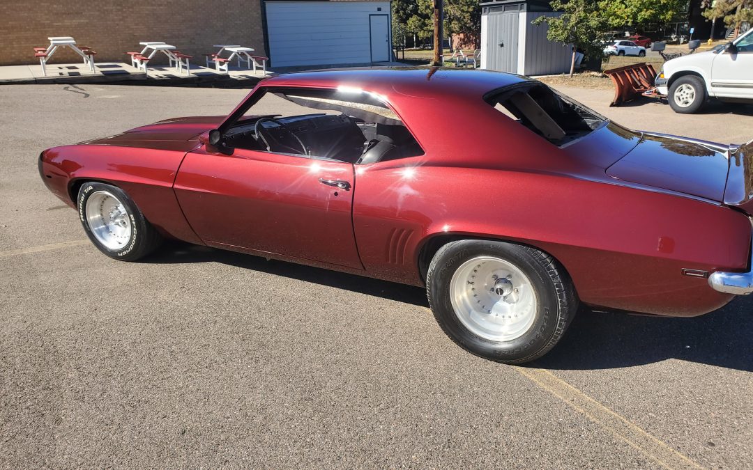 Burgundy 1969 Chevrolet Camaro – Welding Body Work Paint Polish & Ceramic Coat